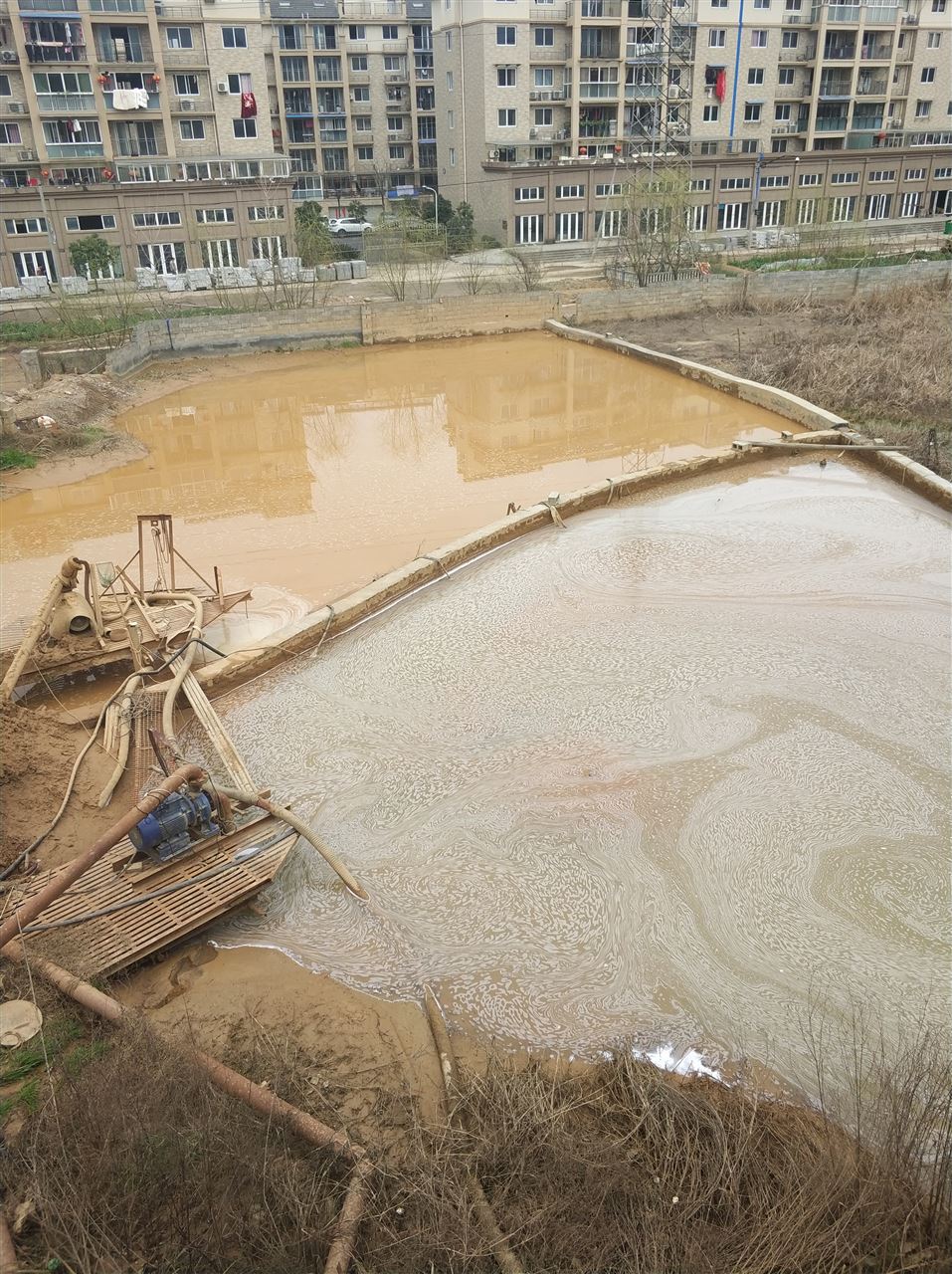 尉犁沉淀池淤泥清理-厂区废水池淤泥清淤