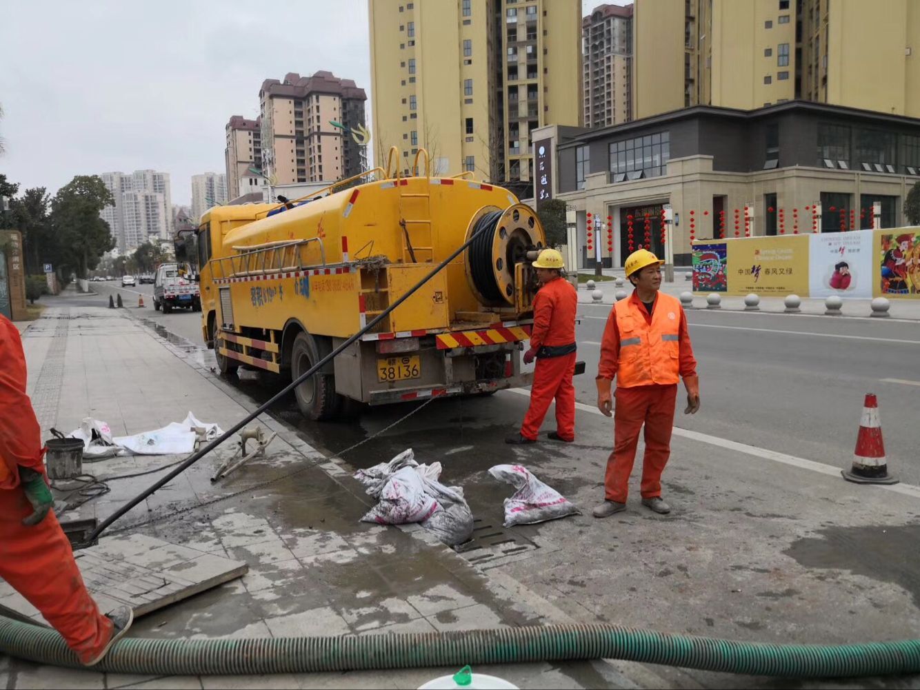 尉犁排污管道清淤-管道清洗